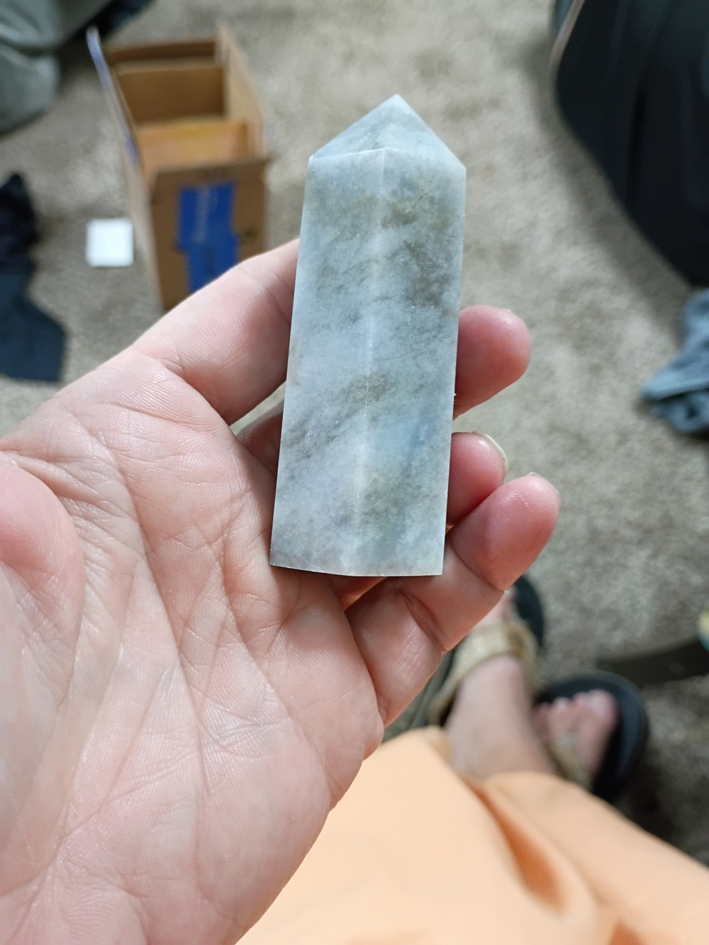 Agate Crystal Tower 3 Inches Tall